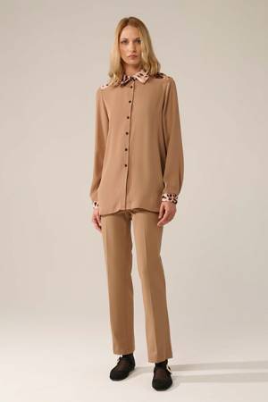 Camicia colletto animalier